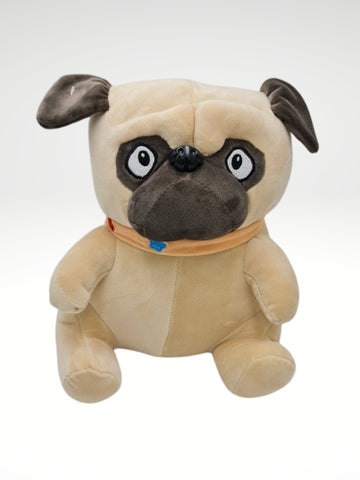 Gracioso perro de peluche en tonos cafés. Dulce y tierno detalle que sin duda será, un regalo para siempre! Lo recomendamos ampliamente para complementar tu set de regalo o tu arreglo floral.  ESPECIFICACIONES DEL PELUCHE:  Tamaño: 29 cm de alto