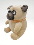 Gracioso perro de peluche en tonos cafés. Dulce y tierno detalle que sin duda será, un regalo para siempre! Lo recomendamos ampliamente para complementar tu set de regalo o tu arreglo floral.  ESPECIFICACIONES DEL PELUCHE:  Tamaño: 29 cm de alto