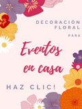 Buscas un diseño floral específico alineado al tema de tu evento?  Necesitas un tipo de flor, color o tamaño en particular? Ya sea que requieras la ambientación completa de tu evento o solo 1 arreglo floral, lo haremos para ti!    Contáctanos y nuestros planners de eventos te harán las mejores recomendaciones para transformar tu evento Entregas express, diseños originales y personalizados Presupuestos GRATIS!