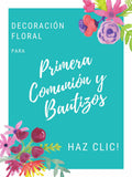 Buscas un diseño floral específico alineado al tema de tu evento?  Necesitas un tipo de flor, color o tamaño en particular? Ya sea que requieras la ambientación completa de tu evento o solo 1 arreglo floral, lo haremos para ti!    Contáctanos y nuestros planners de eventos te harán las mejores recomendaciones para transformar tu evento Entregas express, diseños originales y personalizados Presupuestos GRATIS!