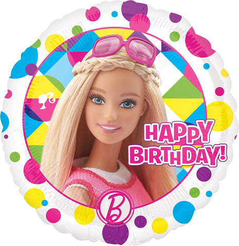 Si tu persona especial es fan de Barbie aquí tienes el detalle adicional perfecto para tu arreglo floral o regalo personalizado!.  ESPECIFICACIONES DEL GLOBO:  17 Pulgadas Aire